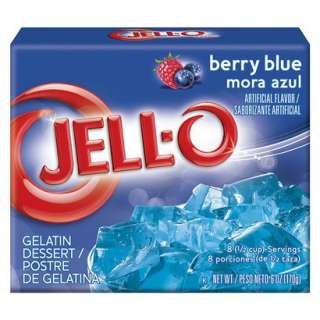 Jello O Berry Blue Gelatin Dessert 6 ozOpens in a new window