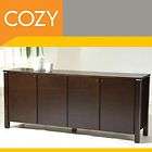 Contemporary 4 Door Wood Buffet Cabinet Sideboard items in COZY For 