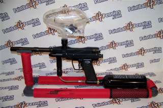 PAINTBALL GUN / MARKER STAND , THE GAT RACK ( Red )  