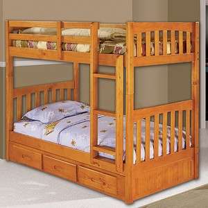 Honey Bunk Bed Twin/Twin Mission  
