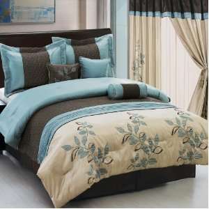  Pasadena Blue 11 Piece Bed in a Bag