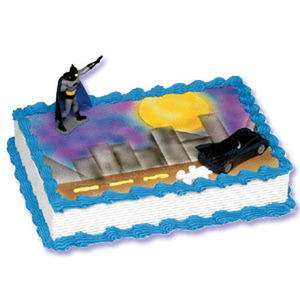 BATMAN Cake Topper Decorating Kit decoration Birthday  