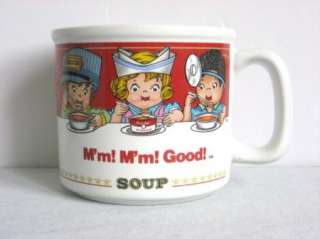 CAMPBELLS SOUP MUG   CAMPBELL KIDS IN CAREER OUTFITS  