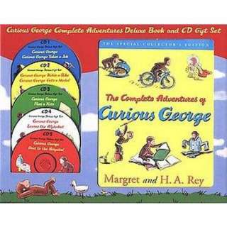 Curious George the Complete Adventures Deluxe Book and Cd Gift Set 
