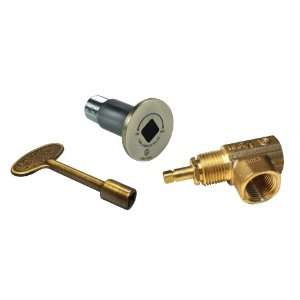  Blue Flame Angled Gas Valve in Antique Brass Finish (BF.A 