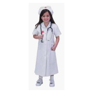   Jr Nurse Suit w/ Cap Child Costume Size 8 10 (BNS 810) Toys & Games
