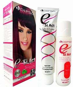 Hair COLOR Permanent Hair Dye Goth Emo SI ACT Dual Care DARK RED 