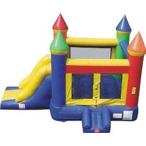  Bounce House   Mini Rainbow Castle Slide Combo   Free 