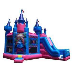  Bounce House Slide Combo   Princess Castle    