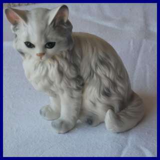 Vintage Lefton Persian Cat Figurine Japan Circa # 1514  