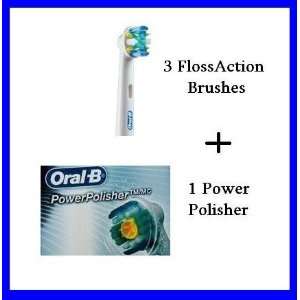  4 Brushes Total   Braun Oral B Triumph FlossAction 