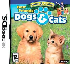 Paws Claws Best Friends   Dogs Cats Nintendo DS, 2007 785138361444 