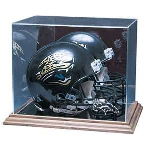   Helmet Display Case Wood Base   CAS DEN NFL 102 EL