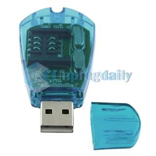 New USB Cell Phone Sim Card Reader For Backup SMS to PC  