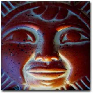 Mexico Aztec Sun God Ceramic Tile
