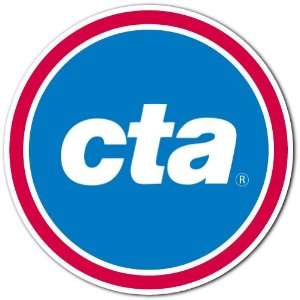  CTA Chicago Transit Authority Bus Train Service Logo 