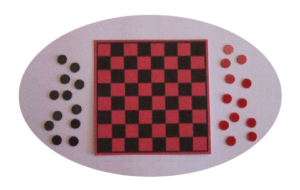 Skipper Rainy Day Checkers #1928 Checker Set  