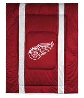 NHL DETROIT RED WINGS SL (3) Piece Comforter Bed Set  