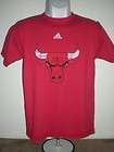 NEW IRREGULAR Chicago Bulls YOUTH Medium M 10/12 Grey Adidas T Shirt 