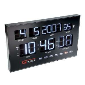  Gforce Power LED Calendar Clock 