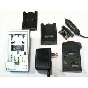  Home & Car Camcorder Battery Charger for Sony, Panasonic, JVC 