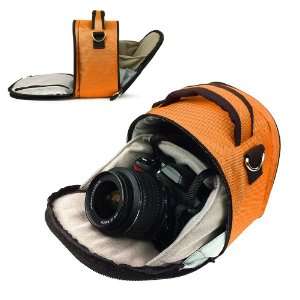  designed Orange Compact DSLR & SLR HD Digital Camera System Bag 