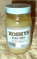 Pure Ghee ( Clarified Butter ) Koshys Brand 1 Pint  