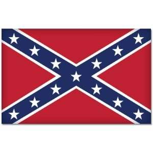  Confederate Navy Jack Flag bumper sticker decal 5 x 3 