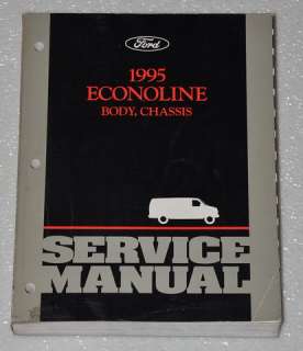 1995 FORD ECONOLINE VAN E 150 250 350 CLUB WAGON OEM Shop Service 