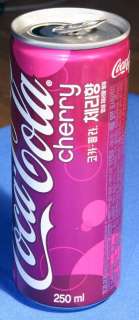 Korea Korean Coca Cola Cherry Pop Can  