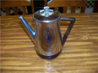 VINTAGE West Bend COFFEE PERCOLATOR CHROME 6 8 cup  