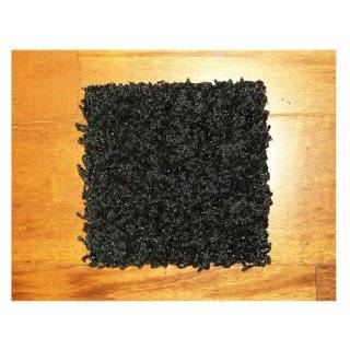 x12 Area Rug. BLACK carpet. 37 oz TWISTED SHAG FRIEZE Very THICK 
