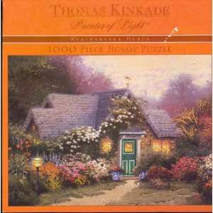  Thomas Kinkade   Puzzle of Light   Weathervane Hutch 