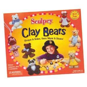 Sculpey Oven Bake Clay Kit   Bears Toys & Games