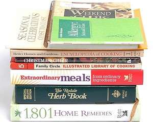Books Lot Cookbooks Health Herbs Allergy  