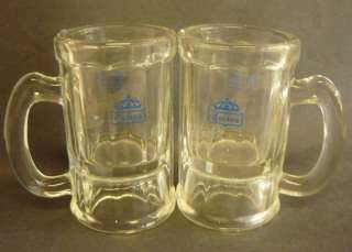 Vintage CORONA BEER MUGS GLASS MEXICO CERVEZA mug  