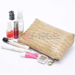 New Womens PU Makeup Cosmetic Accessory Travel Zipper Bag Case Pouch 