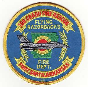 AR Fort Smith Arkansas Crash Fire Rescue Patch *New*  