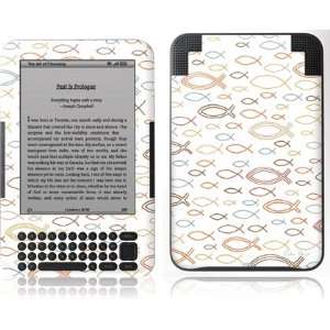  Christian Fish   White skin for  Kindle 2