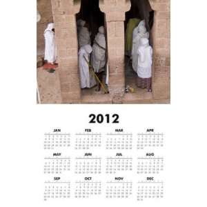  Ethiopia   Lalibela Church 2012 One Page Wall Calendar 