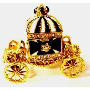  Bejeweled Trinket Box Cinderella Carriage 