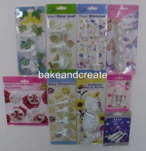 SETS PLUNGER CUTTERS CAKE DECORATING CLAY CRAFTS  