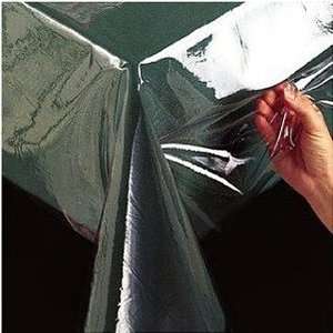  Heavy Duty Clear Plastic Tablecloth Protector, 70x108 