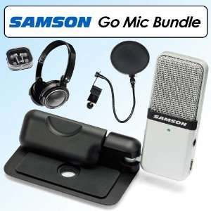  Samson GO MIC Clip On Portable USB Condenser Go Microphone 