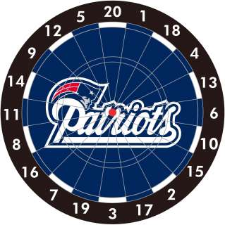 12 paper dartboards available for select nfl and mlb teams