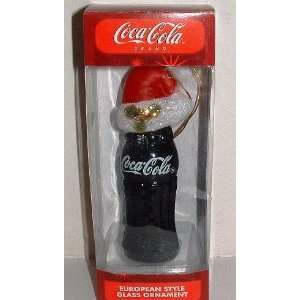  Coca Cola Bottle Christmas Tree Holiday Glass Ornament 