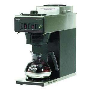  12 Cup Two Station Commercial Pour O Matic Coffee Brewer, Stainless 