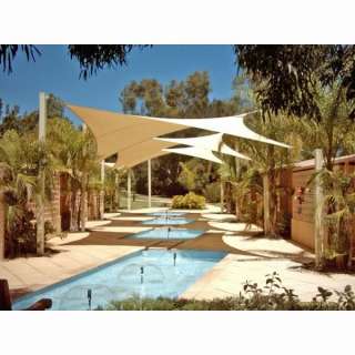   Shade Sail For Patio Pool Hot Tub Awning Deck Party 11 Square  