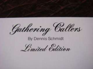 Dennis Schmidt Gathering Callers Limited Edition Print  