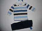 COOGI POLO SHIRT JEAN OUTFIT BABY BOY SIZE 12 MONTHS  